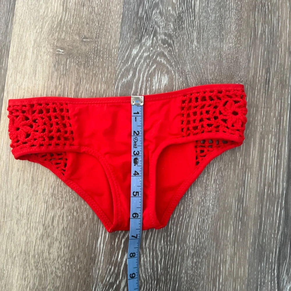 Frankie's Bikinis Crochet KOA Bottom Red
